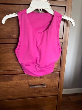 all in motion Hot Pink Cropped Tank